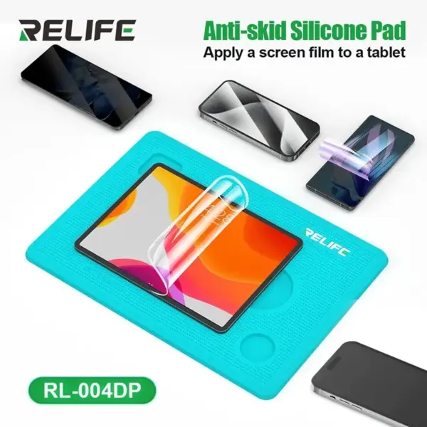 RELIFE RL-004DP Professional Film Silicone Pad Multi-Function Anti-Skid Mat For Repair Mobile Phone Flat Panel Repair Work Mat - Image 3