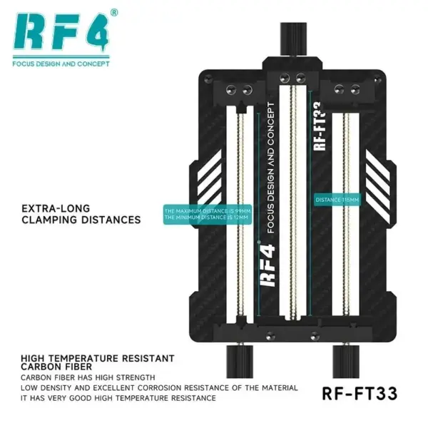 RF4 RF-FT33 Extra-Long Clamping Distances Holder For Mobile Phone Motherboards Jig Board Holder PCB Universal Holder - Image 2