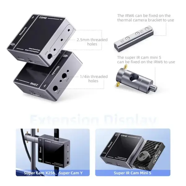 QIANLI IRW6 Infrared Thermal Image Wireless Transfering Module with Built-in Battery Suit for MEGA-IDEA Repair Man Super IR Cam - Image 4