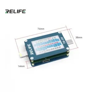 RELIFE TB-09 Charging Port Tester Tail Plug Dock Support Lightning and Type-C interface devices for IPhone HUAWEI Samsung XM - Image 2