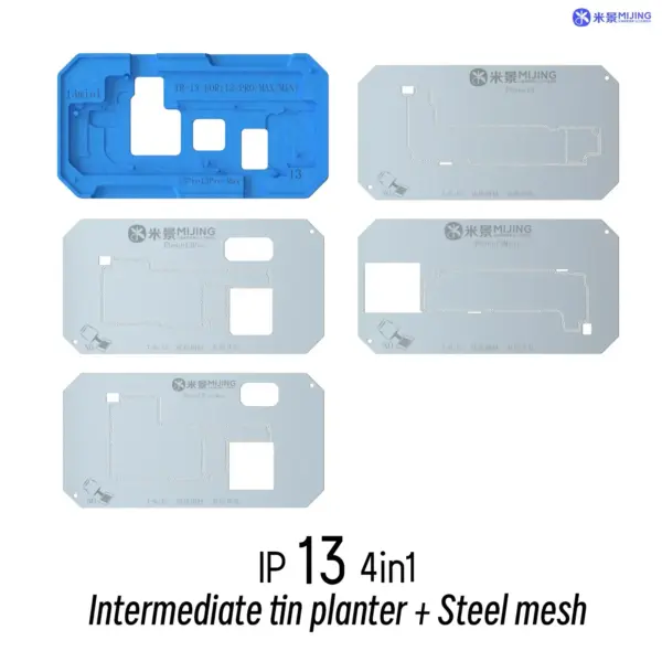 MiJing Z20 Pro 25in1 Magnetic Stencil Platform For iPhone X-16 PRO MAX Motherboard Middle Layer Reballing Soldering Tool Kit - Image 6
