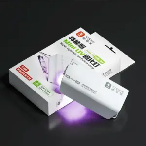 YCS UV MINI Curing Lamp Intelligent Nail art uv light 3W High Power Fast Curing Light Motherboard UV Glue Curing Repair Lamp - Image 3