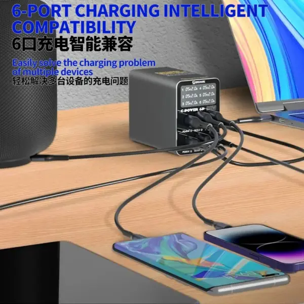 MECHANIC C-POWER 6S USB INTERFACES QUICK CHARGER LCD - Image 4