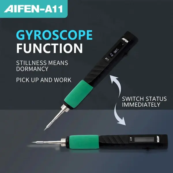 AIFEN A11 USB Soldering Station Charging Soldering Iron Portable For Cell-Phone Repair Welding Tools Compatible C210 Handle - Image 4