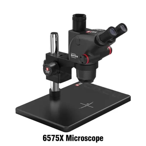 YCS 6575X Ultra HD Trinocular Microscope with Large Base for Phones PCB Welding Microscope