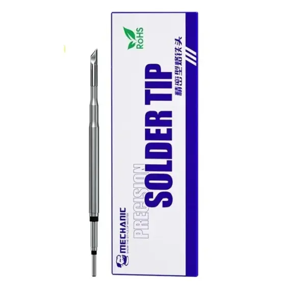 MECHANIC Original Precision Soldering Iron Tip C210 SK  Heating Up in 1s Pointed Tip Elbow Blade Soldering Iron Core