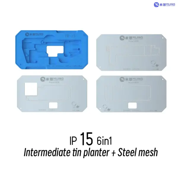MiJing Z20 Pro 25in1 Magnetic Stencil Platform For iPhone X-16 PRO MAX Motherboard Middle Layer Reballing Soldering Tool Kit - Image 10