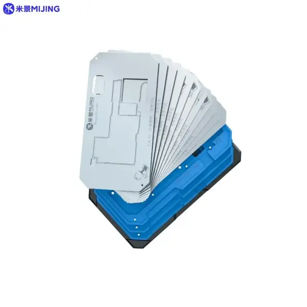 MiJing Z20 Pro 25in1 Magnetic Stencil Platform For iPhone X-16 PRO MAX Motherboard Middle Layer Reballing Soldering Tool Kit