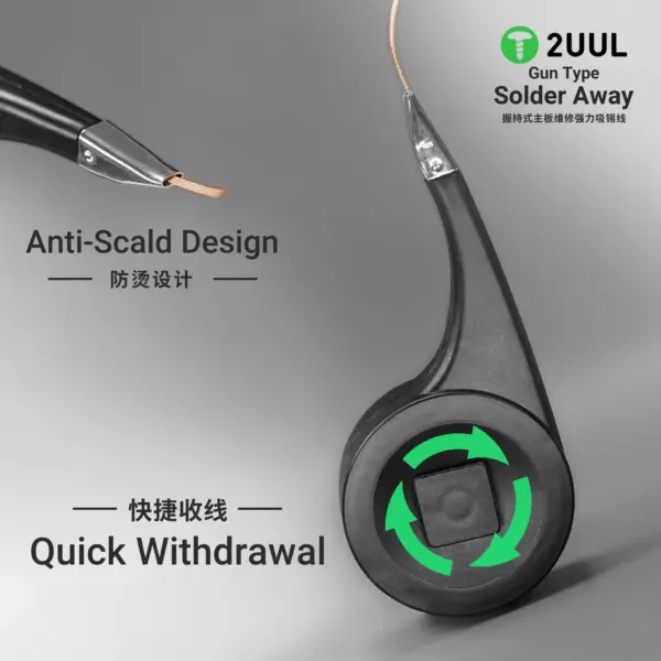 2UUL DW21 Solder Away (Gun Type) 2020 Desoldering Wick - Image 2