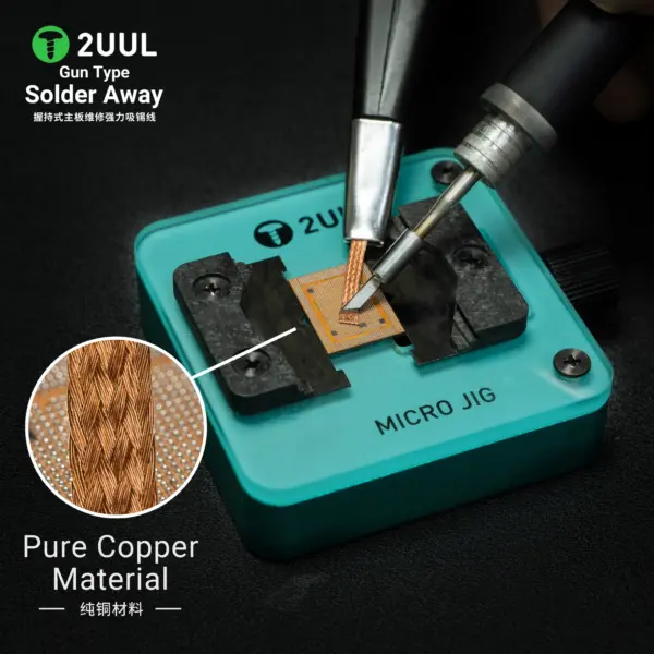 2UUL DW21 Solder Away (Gun Type) 2020 Desoldering Wick - Image 4