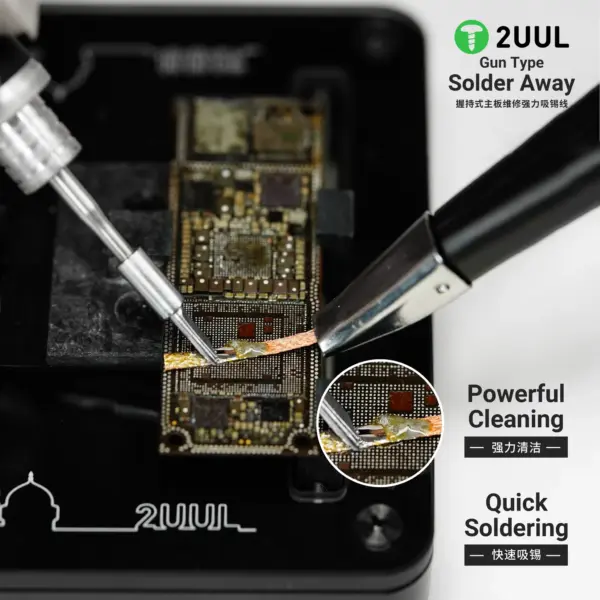 2UUL DW21 Solder Away (Gun Type) 2020 Desoldering Wick - Image 5