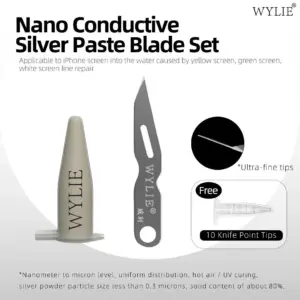 WYLIE NANO CONDUCTIVE SILVER PASTE FOR PHONE SCREEN YELLOW LINE REPAIR CIRCUITS