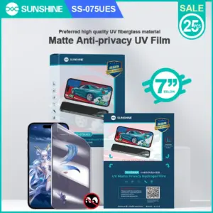 SUNSHINE SS-075UES UV matte anti-peeping hydrogel film 7" 25pcs/box