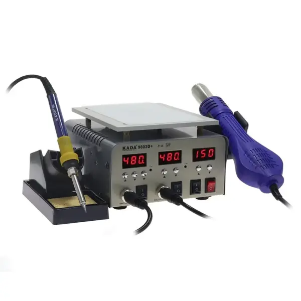KADA 9803D+ Digital 3 in 1 LCD Glass Screen Separator Hot Air Soldering Station - Image 2