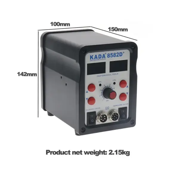 KADA 8582D+ 2in1 SMD Rework Station - Image 2