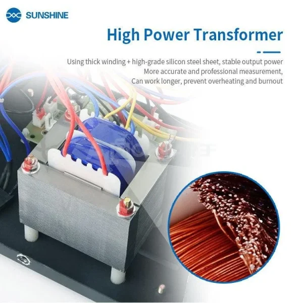 SUNSHINE P-1505TA High Precision DC Power Supply 15V 5A USB Output - Image 3