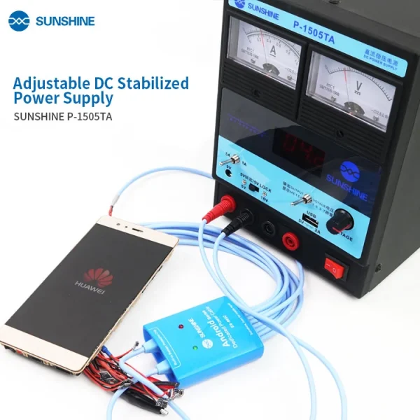 SUNSHINE P-1505TA High Precision DC Power Supply 15V 5A USB Output - Image 2