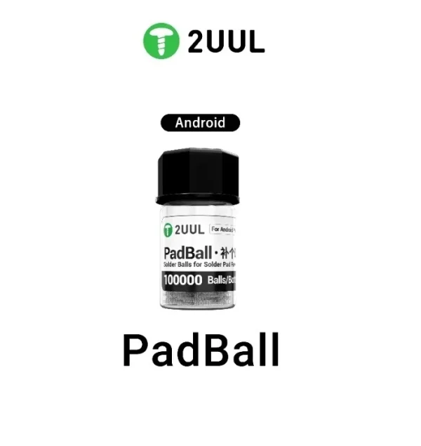 2UUL PadBall Solder Balls for  ANDROID 100000 Balls Per Bottle Professional Rework Tool