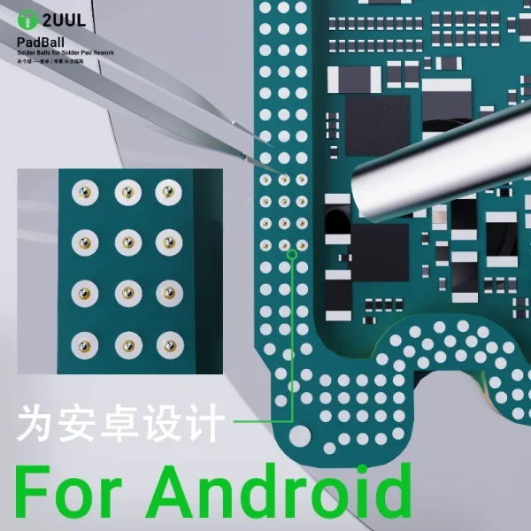 2UUL PadBall Solder Balls for IPhone 100000 Balls Per Bottle Professional Rework Tool - Image 4