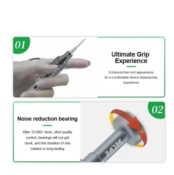 RELIFE RL-730 Y0.6 Steel Cannon King Classic Series Screwdriver - Image 3