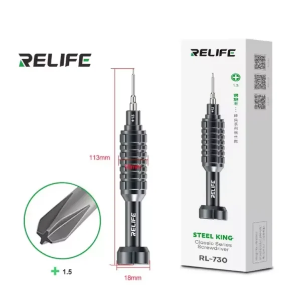 RELIFE RL-730 +1.5 Steel Cannon King Classic Series Screwdriver