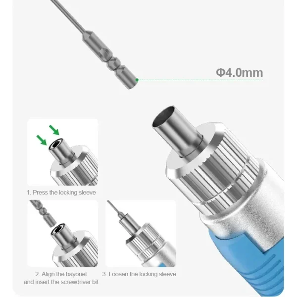 RELIFE E2 Torque Electric Screwdriver Set Multi-speed Adjustable Torque ,Adjustable Forward and Reverse Rotation Repair Tools - Image 5