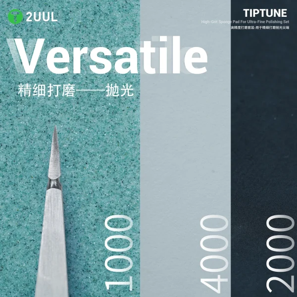 2UUL FM02 TipTune High-Grit Sponge Pad For Ultra-Fine Polishing Set - Image 6