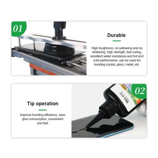 RELIFE RL-081 50g UV Traceless Adhesive for Screen Cracked Repair - Image 2