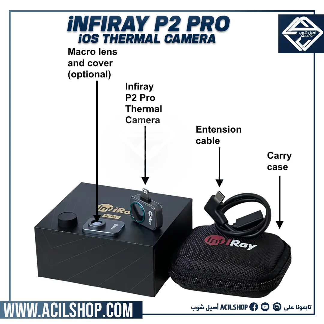INFIRAY P2 Pro ANROID Thermal Camera 256 × 192 InfiRay sensor -20°C to 600°C - Image 3