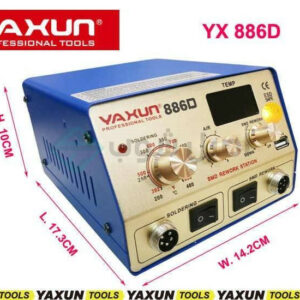 YAXUN 886D 2 in 1 hot air and air soldering station