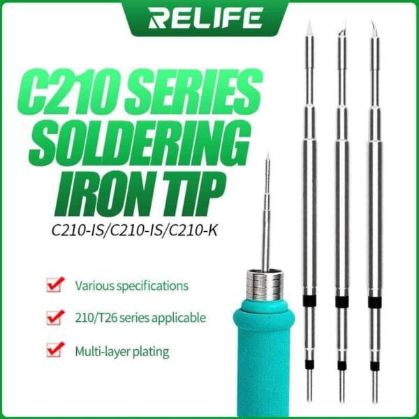 RELIFE RL-C210 Series Soldering Iron Tips