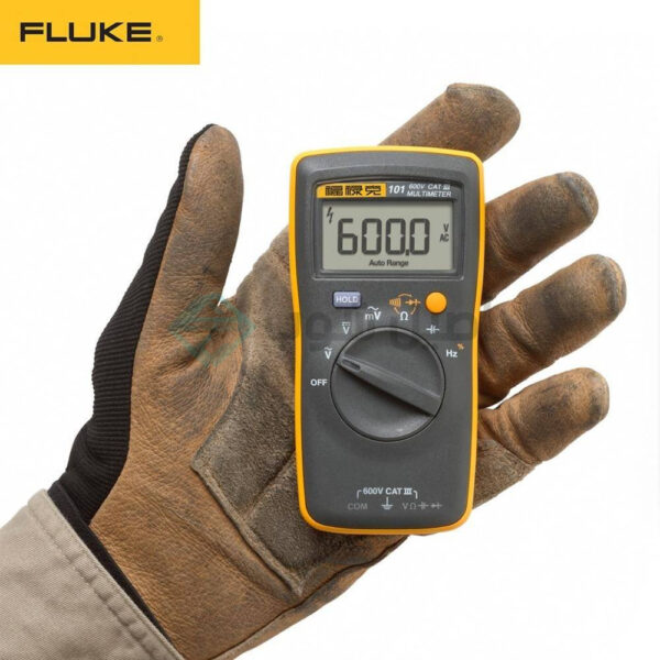 Fluke 101 Mini Digital Multimeter auto range for AC/DC Voltage