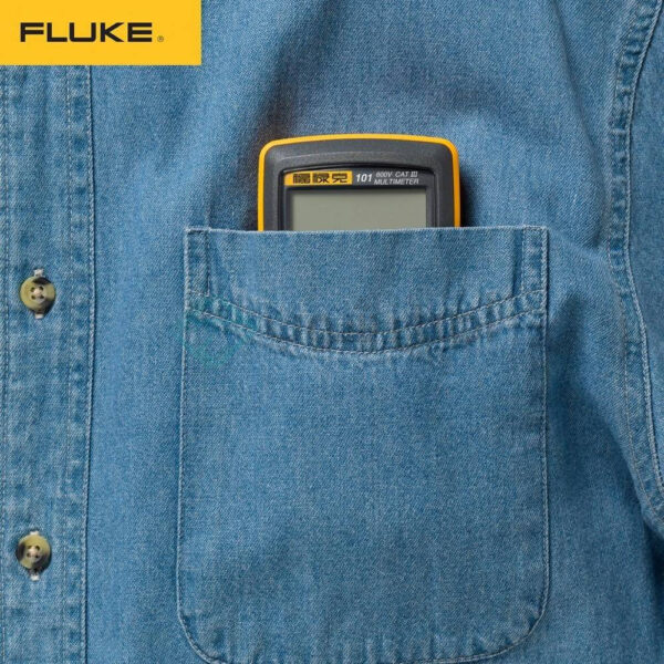 Fluke 101 Mini Digital Multimeter auto range for AC/DC Voltage