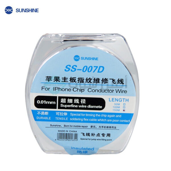 SS-007D 0.01mm 150M pure copper soldering jump fly wire