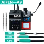 AIFEN-A9-Lead-Free-Soldering-Station-Compatible-C115-C210-C245-Handle-Chip-Temperature-Control-For-BGA