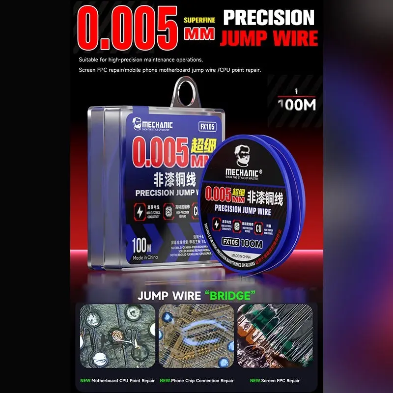MECHANIC FX105 PRECISION JUMP WIRE 0.005MM/100M