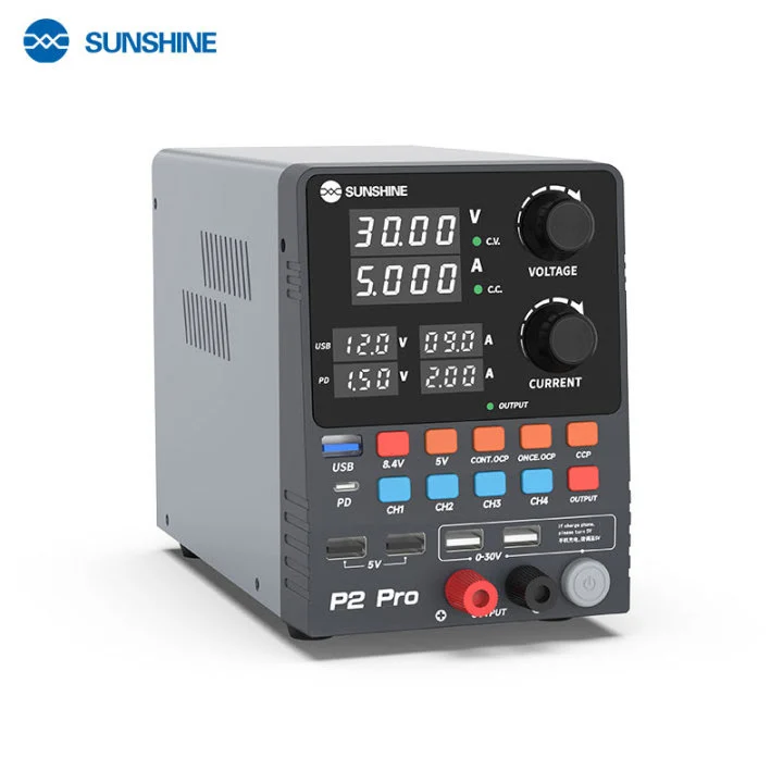 Sunshine P2 Pro 330W 4-Segment Storage Channel High Precision Adjustable DC Stabilized Power Supply
