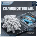 SUNSHINE Cleaning Cotton Ball for Cellphone PCB