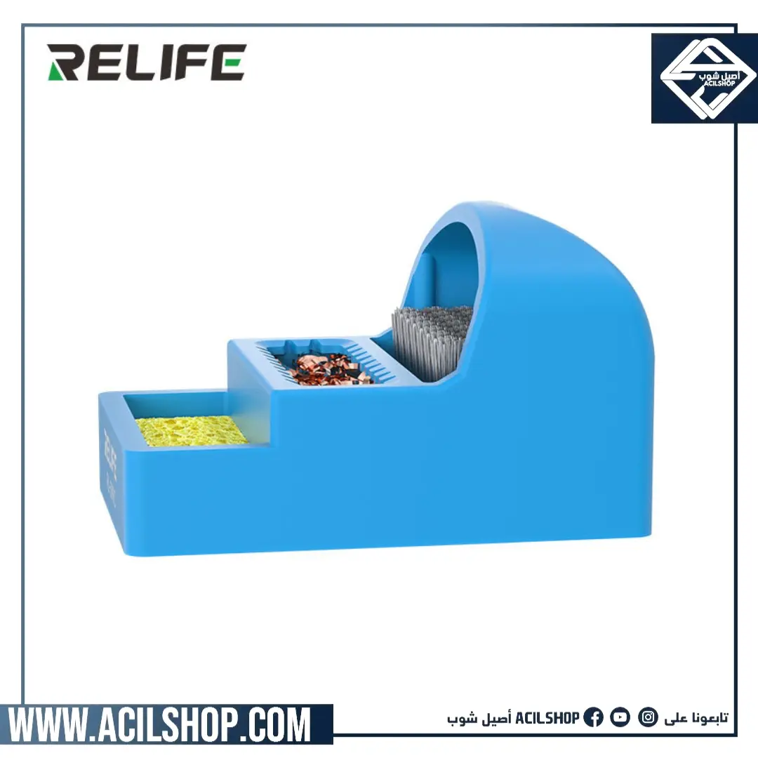 RELIFE RL-599C 3-in-1 soldering iron tip cleaner - Image 2