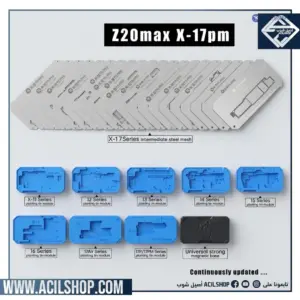 MiJing Z20 Max BGA Reballing Stencil For iPhone X-17 Pro Max